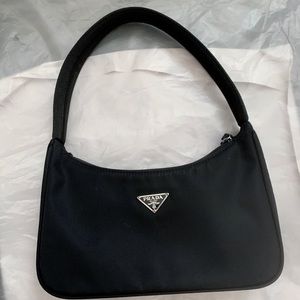 Prada hobo baguette bag